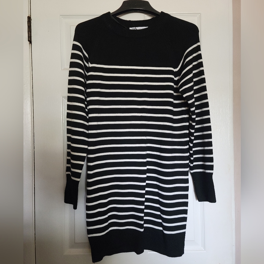 Zara winter sweater dress